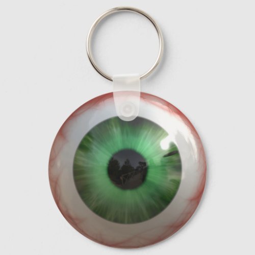 Fun Creepy Green Eye_ball _ WeirdTasteless Gift Keychain