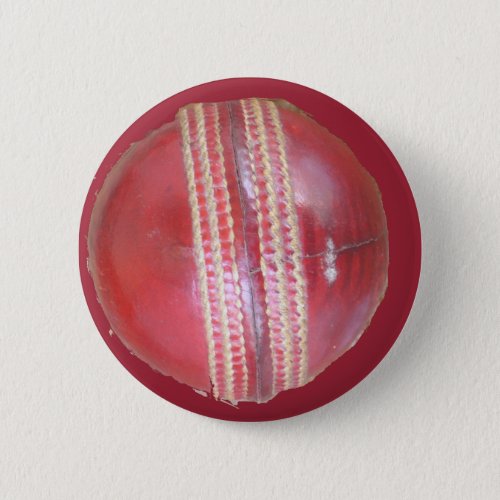 Fun Cricket Ball Design Button