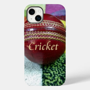 Fun Cricket Red Leather Case-Mate iPhone 14 Plus Case