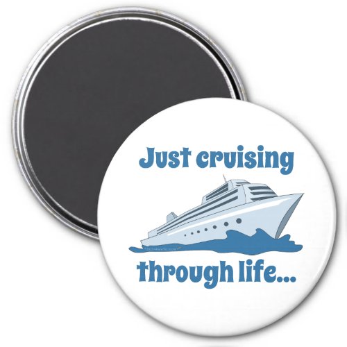 Fun Cruise Ship Cruising Stateroom Door Marker Magnet