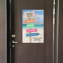 FUN Cruise Ship Decor Custom Door - 4 Ports