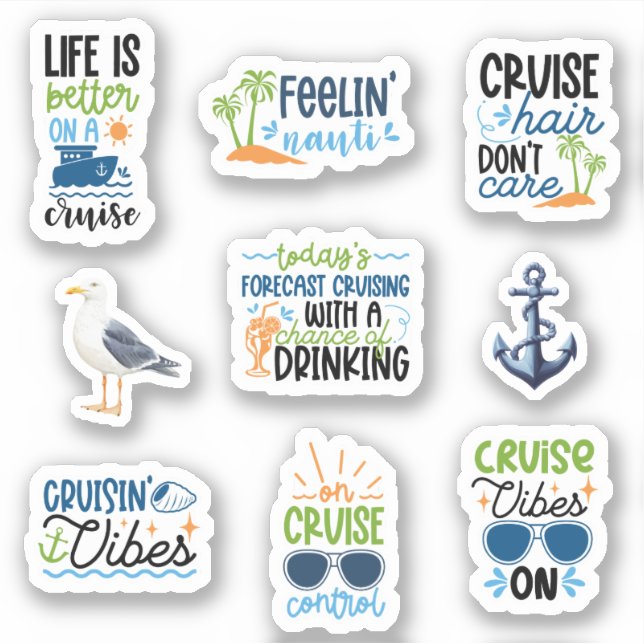 Fun Cruise Stickers (Front)