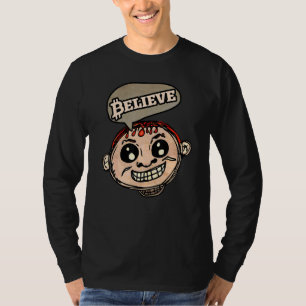 Fun Crypto Believe Art For Cryptocurrency Trader M T-Shirt