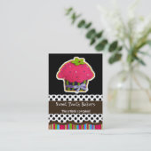 fun cupcake business Cards (Standing Front)