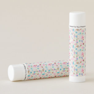 Fun Cupcake Sweets Birthday Party Pattern Lip Balm