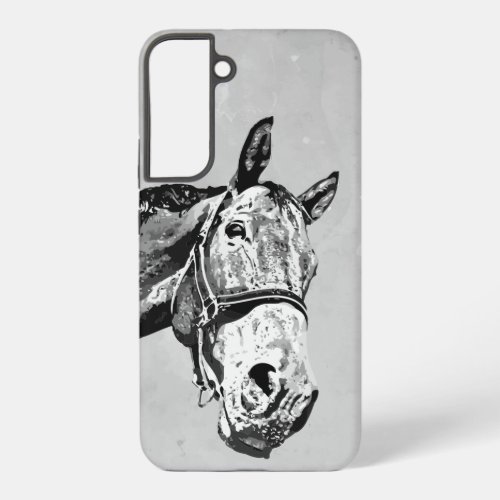 Fun Curious Horse Animal Nature Art Samsung Galaxy S22 Case