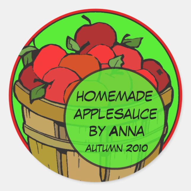 Fun Custom Apple Labels (Front)