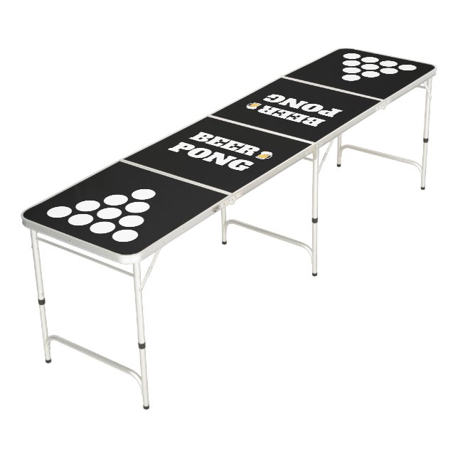 Fun Custom Branded Champion Beer Pong Table (Angled)