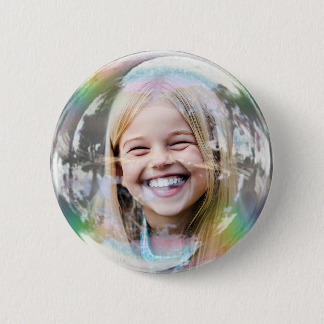 Fun Custom Bubble Button (Front)