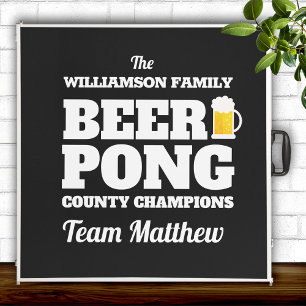 Fun Custom Champion Beer Pong Table