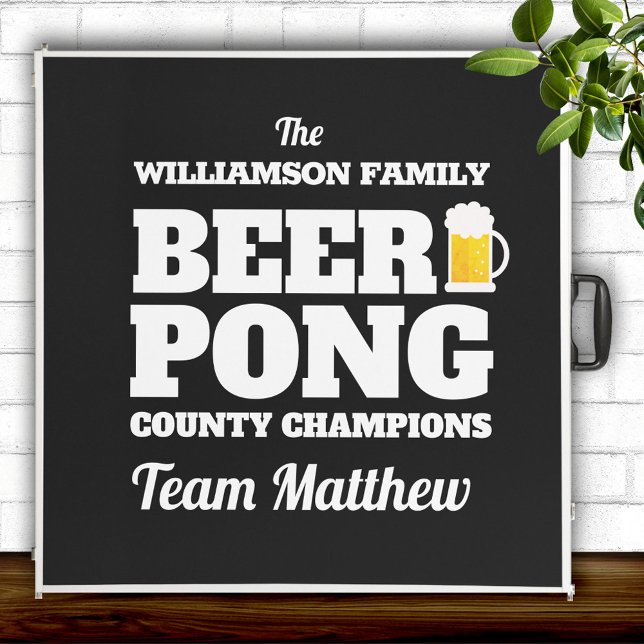 Fun Custom Champion Beer Pong Table (Creator Uploaded)