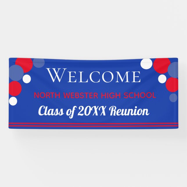Fun, Custom class Reunion banner (Horizontal)