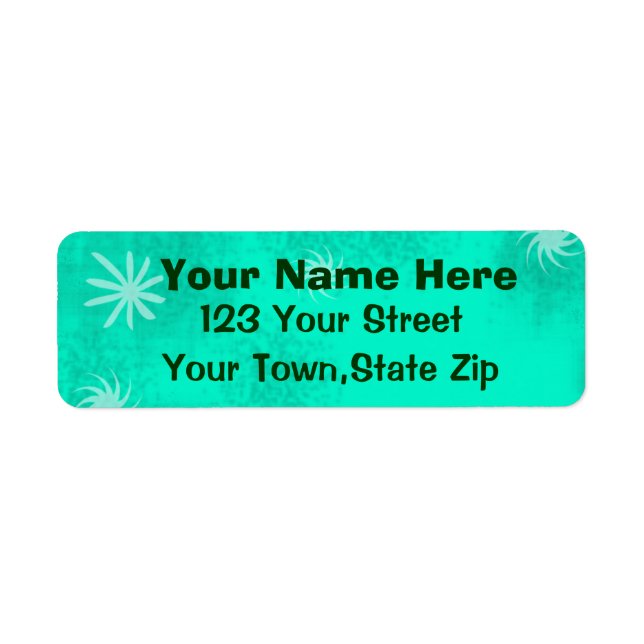 Fun Custom Personalized Return Address Labels (Front)