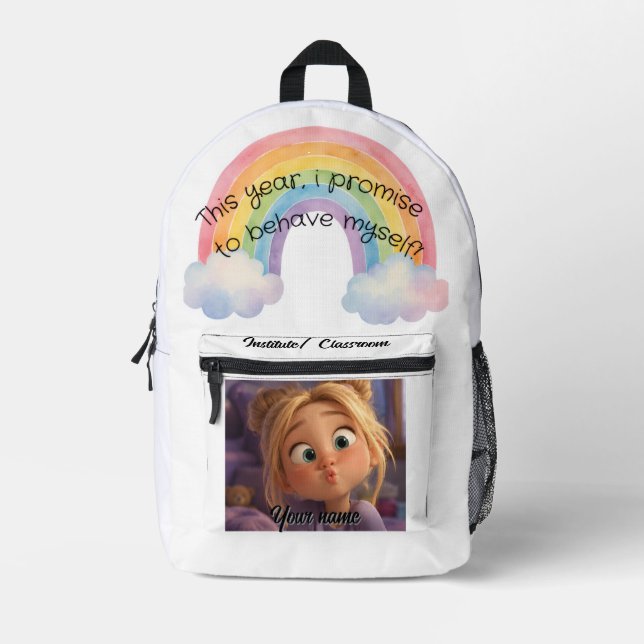 fun customizable backpack (Front)