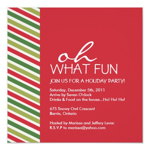 Funny Office Christmas Party Invitation Wording 9