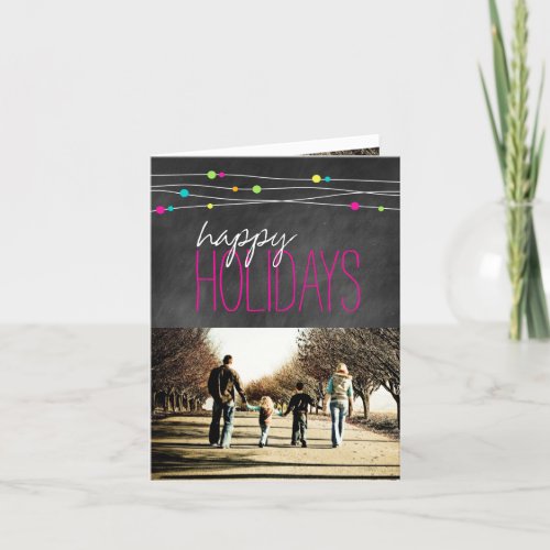 Fun Customizable Happy Holidays Greeting Card