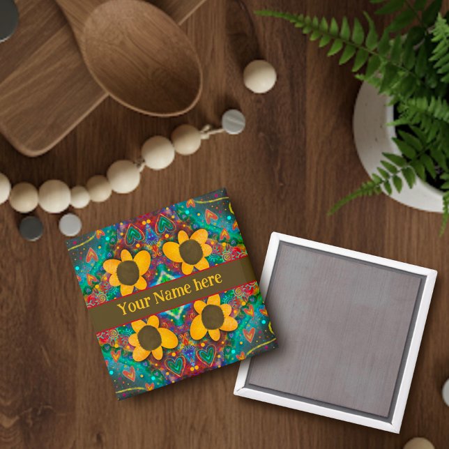 Fun Customize your Own Daisy Inspirivity Magnet (Creator Uploaded)