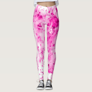 Cute Sparkly Pink Leggings Fashion Trendy Fun