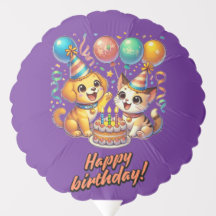 Fun & Cute Birthday Puppy & Kitten Party