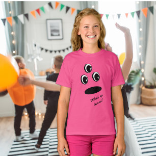 Fun Cute Face Easy Halloween costume T-Shirt