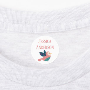 Fun Cute Little Birds Kids' Labels