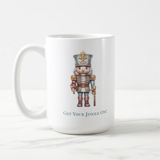 Fun Cute Nutcracker Name Christmas  Coffee Mug (Left)
