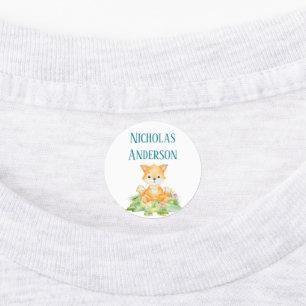 Fun Cute RED FOX ANIMAL KIDS Kids' Labels