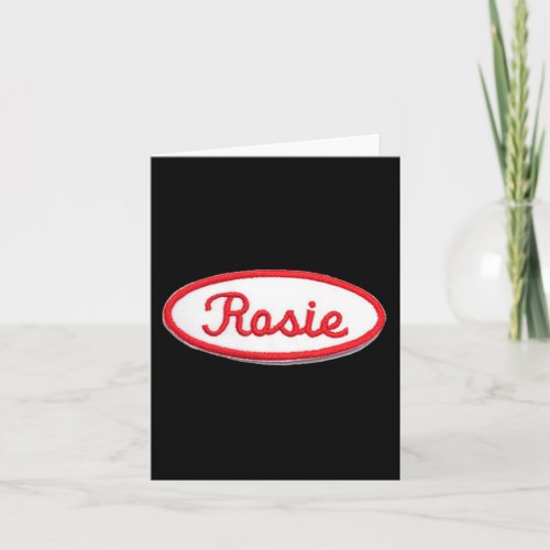 Fun Cute Rosie the Riveter  Feminist Costume  Card