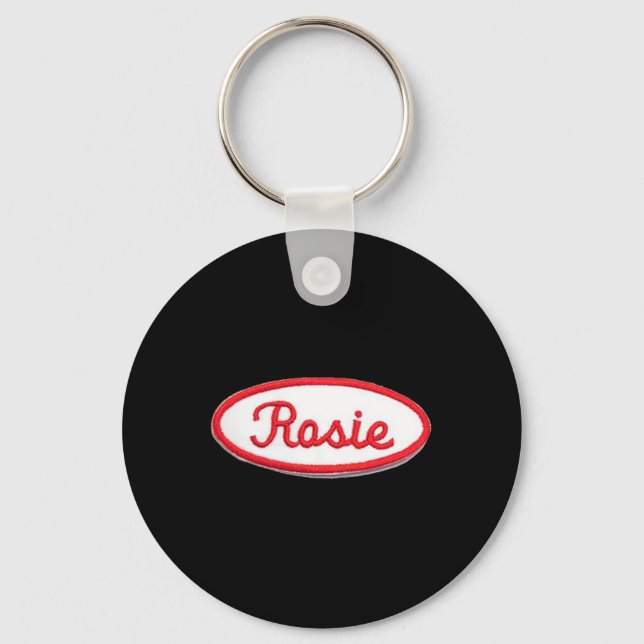 Fun Cute Rosie the Riveter  Feminist Costume  Keychain (Front)