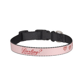 Fun cute saying Darling do I not look busy Pet Collar