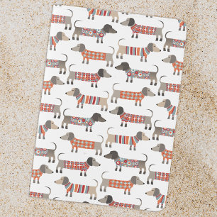 Fun Dachshund Wiener Sausage Dog Passport Holder