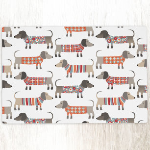 Fun Dachshund Wiener Sausage Dog Placemat