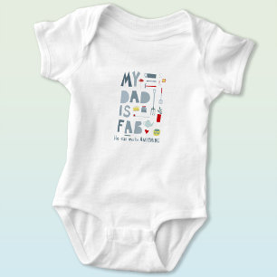 Fun Dad Baby Bodysuit