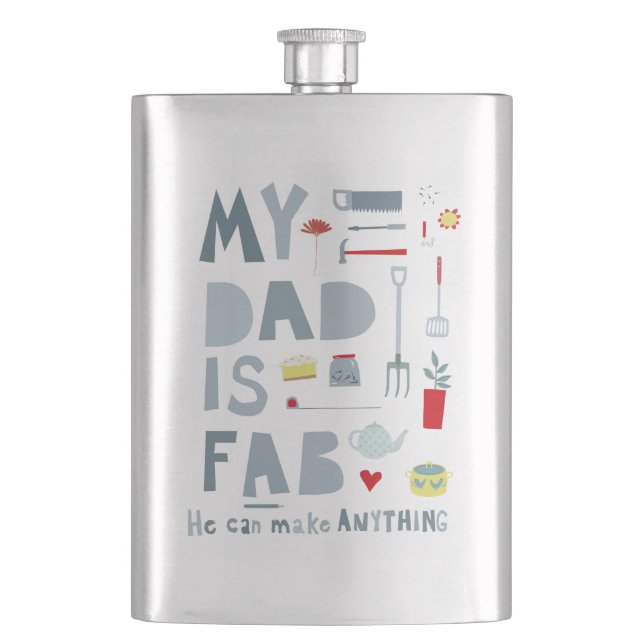 Fun Dad Flask (Front)