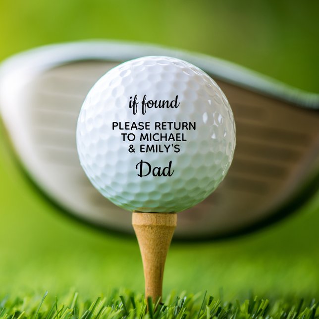 Fun Dad Personalized Golf Balls (Creator Uploaded)