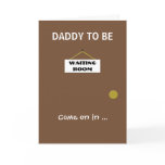 Fun Daddy to Be Father to Be Fathers Day Card Fun Daddy to Be Father to Be Fathers Day Card