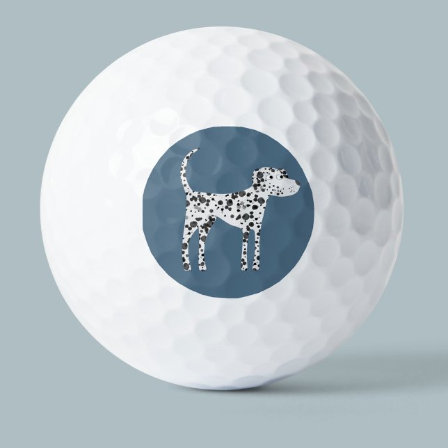 Fun Dalmatian Dog  Golf Balls (Creator Uploaded)