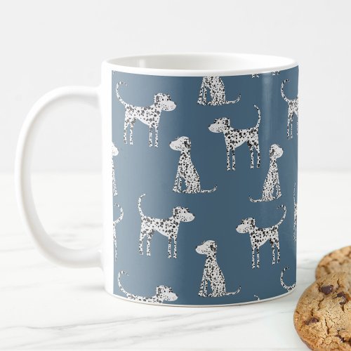 Fun Dalmatian Dog Pattern Coffee Mug