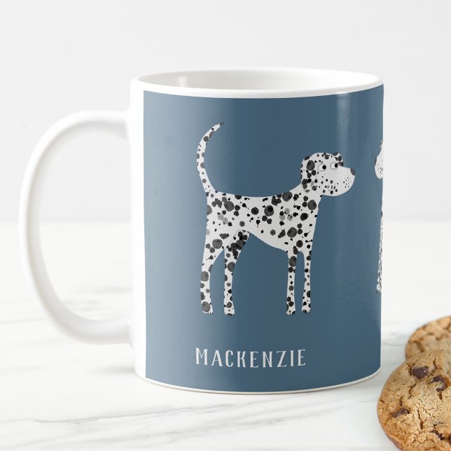 Fun Dalmatian Dog Personalized Coffee Mug (Creator Uploaded)