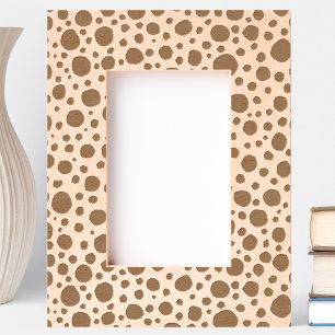 Fun Dalmatian Spots Pattern Engraved Frames