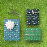 Fun Day At Golf With Beer And Hot Dog Pattern Wrapping Paper Sheets<br><div class="desc">With our wrapping paper with a golf motif,  elevate the festivities of your golf fanatic. It's ideal for Father's Day,  birthdays,  and golf-themed events and has a charming design with a golf cart,  beer,  hot dog,  and clubs on colorful backgrounds.</div>