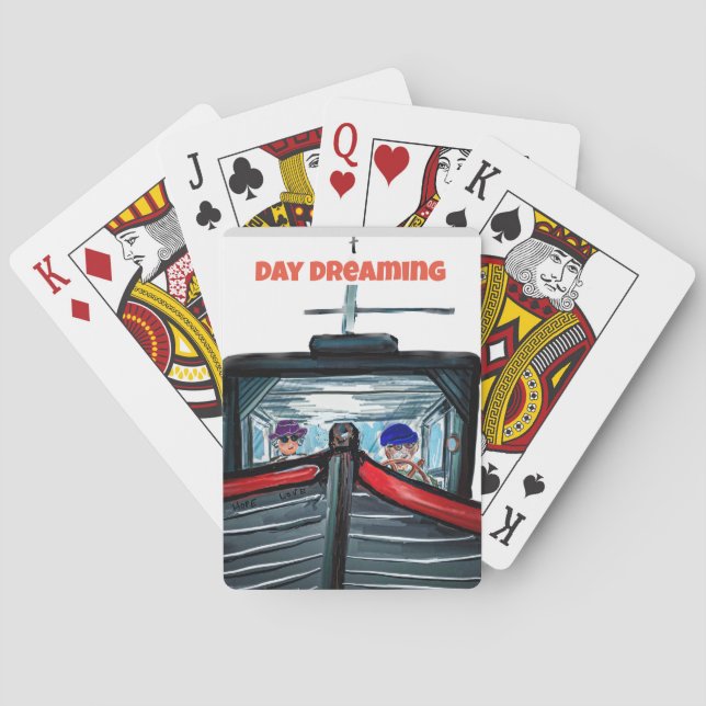Fun Day Dreaming: Getting a Boat Poker Cards (Back)