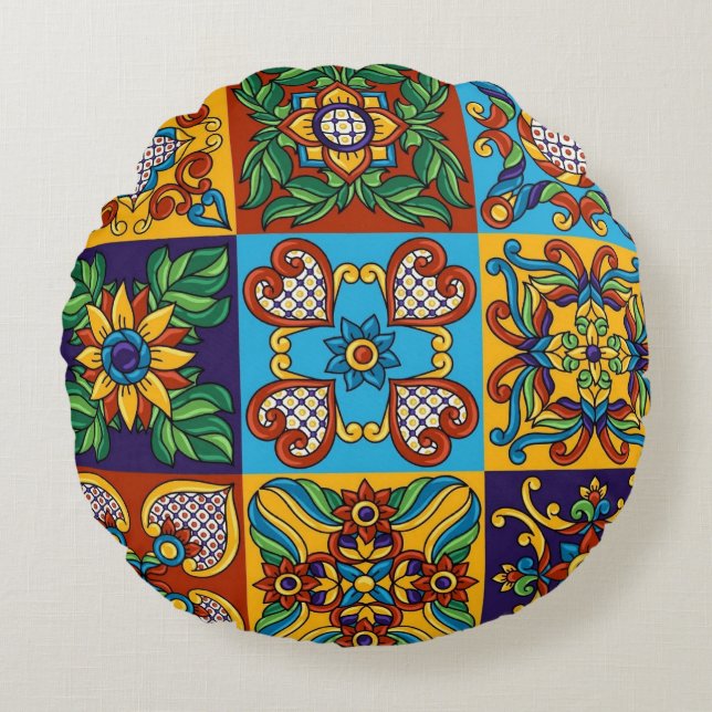 Fun Decor Round Pillow (Front)