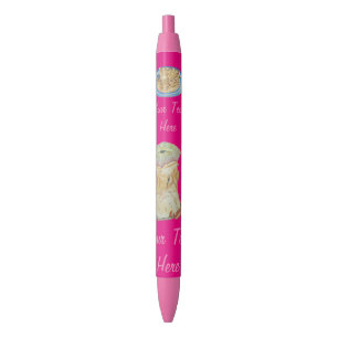 fun design apple core apple pie and cute maggot pen