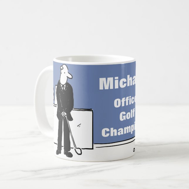 Fun Design for the Golf Lover Coffee Mug (Front Left)