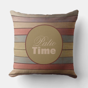 Fun Designer Deck Accent Outdoor Pillow