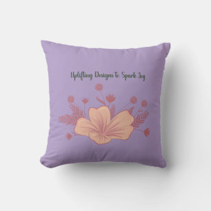 Fun Designs to Brighten Your Day for Women Throw Pillow