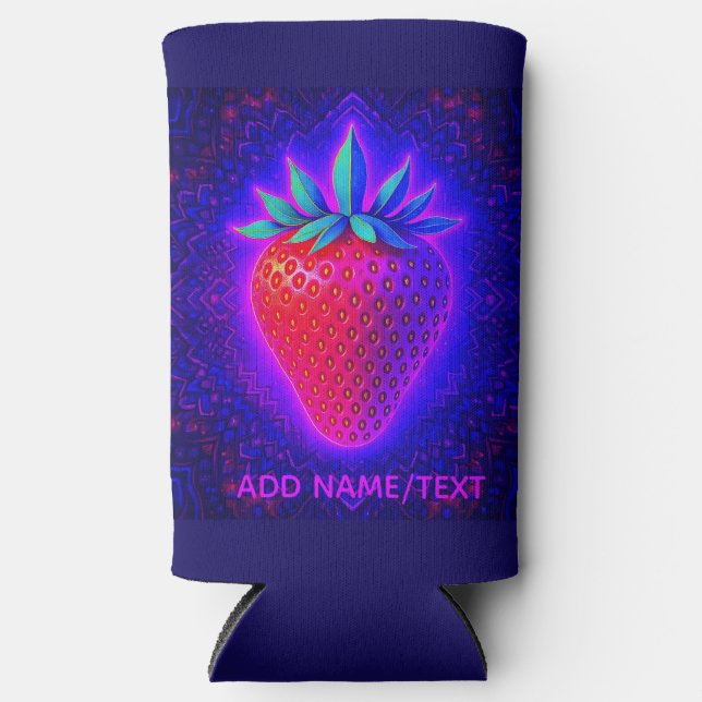 FUN DESSERTS (STRAWBERRY) SELTZER CAN COOLER (Front)