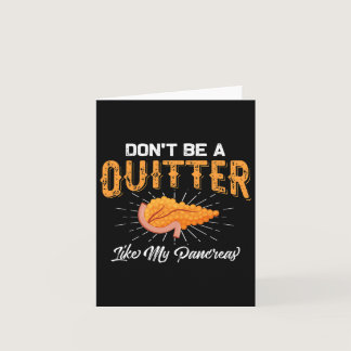 Fun Diabetic Type 1 Diabetes Awareness Support Gif Card