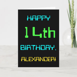 Fun Digital Computing Themed 14th Birthday Card